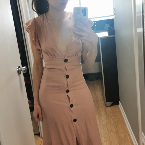 Zara button down dress - Picture 2 of 2